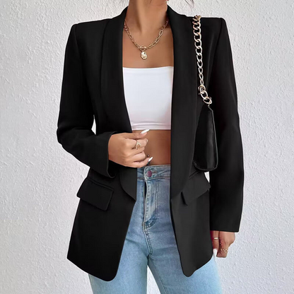 Women's Blazer Long Sleeve Elegant