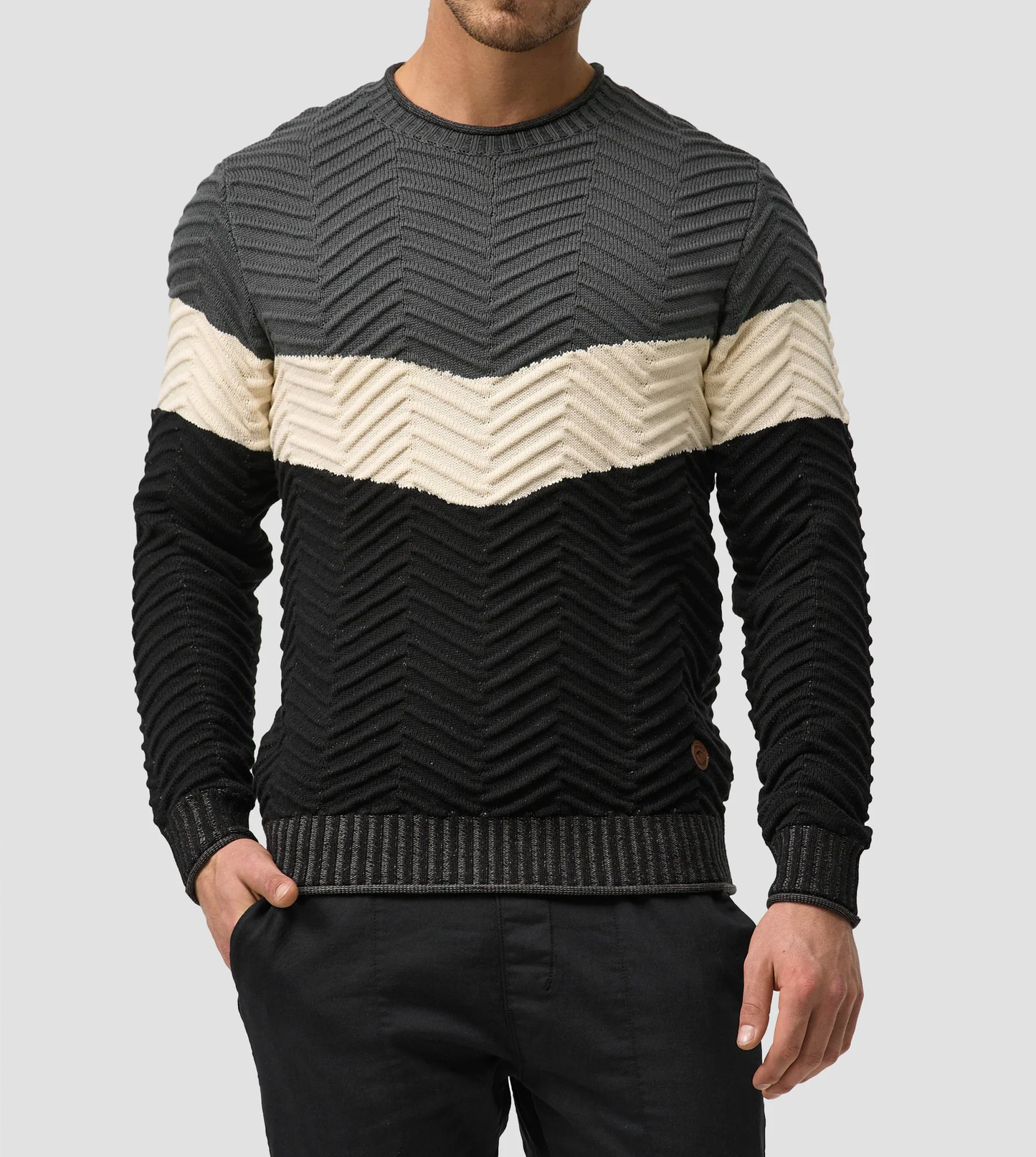 Men's Italian Elegant Cotton Pullover