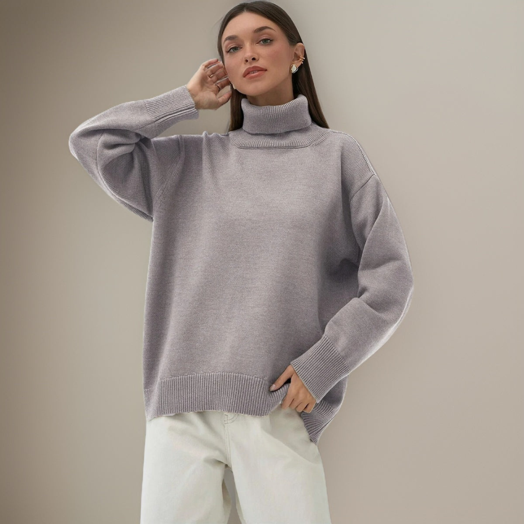 Women's Turtleneck Sweater Warm Winter