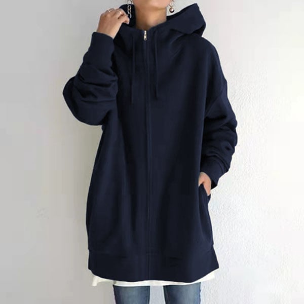 Women's Parka Hood Zipper Autumn-Winter