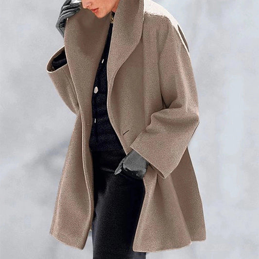 Eleganter Damenwintermantel Zeitlos Modern - IdealeKleiden