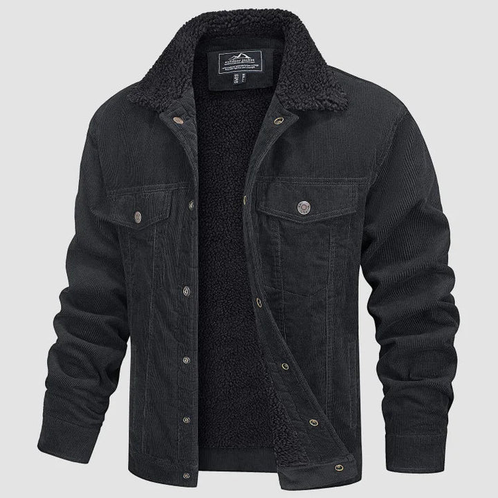 Herren Cordjacke Warm Bequem