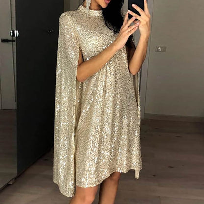 Women's Sequin Dress Sparkling Elegant Evening Dress