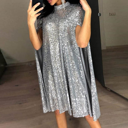 Women's Sequin Dress Sparkling Elegant Evening Dress