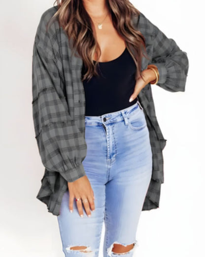 Stylish Women's Flannel Plus Size