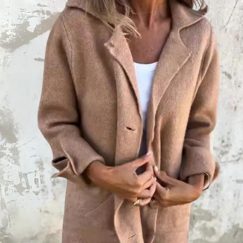 Elegant Women's Blouse Wool Blend Classic