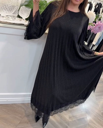 Romantic Women's Clothing Round Neck Lace