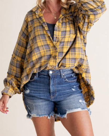 Stylish Women's Flannel Plus Size