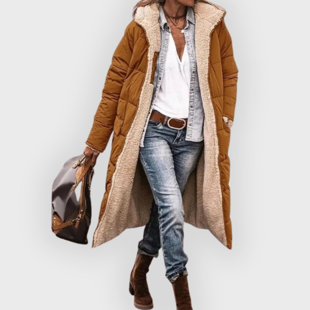 Women's Warm Lined Winter Puffer Coat