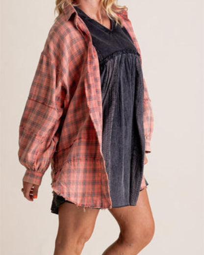 Stylish Women's Flannel Plus Size