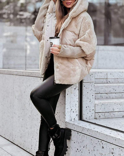 Hooded Jacket Warm Insulated