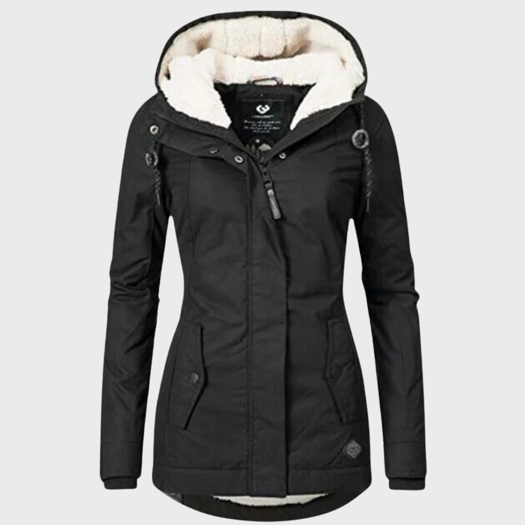 Stylish Cotton Coat With Hood
