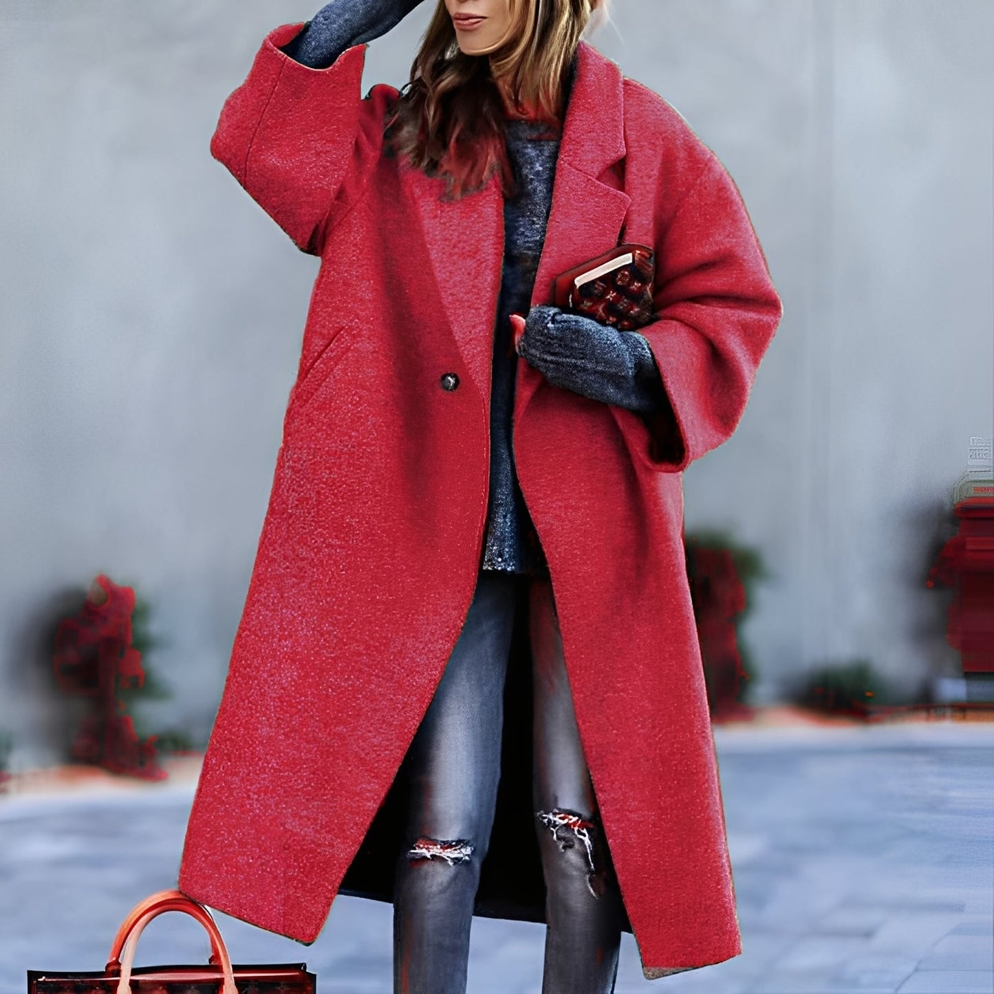 Elegant Women's Coat Classic Loose