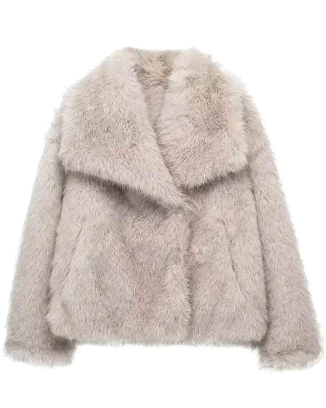 Elegante Damenpelzcoat Luxus Design