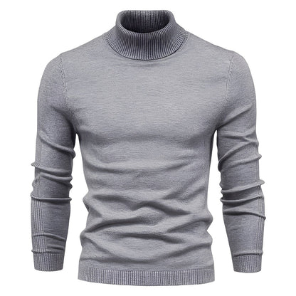 Herren Slimfit Rollkragenpullover Modern