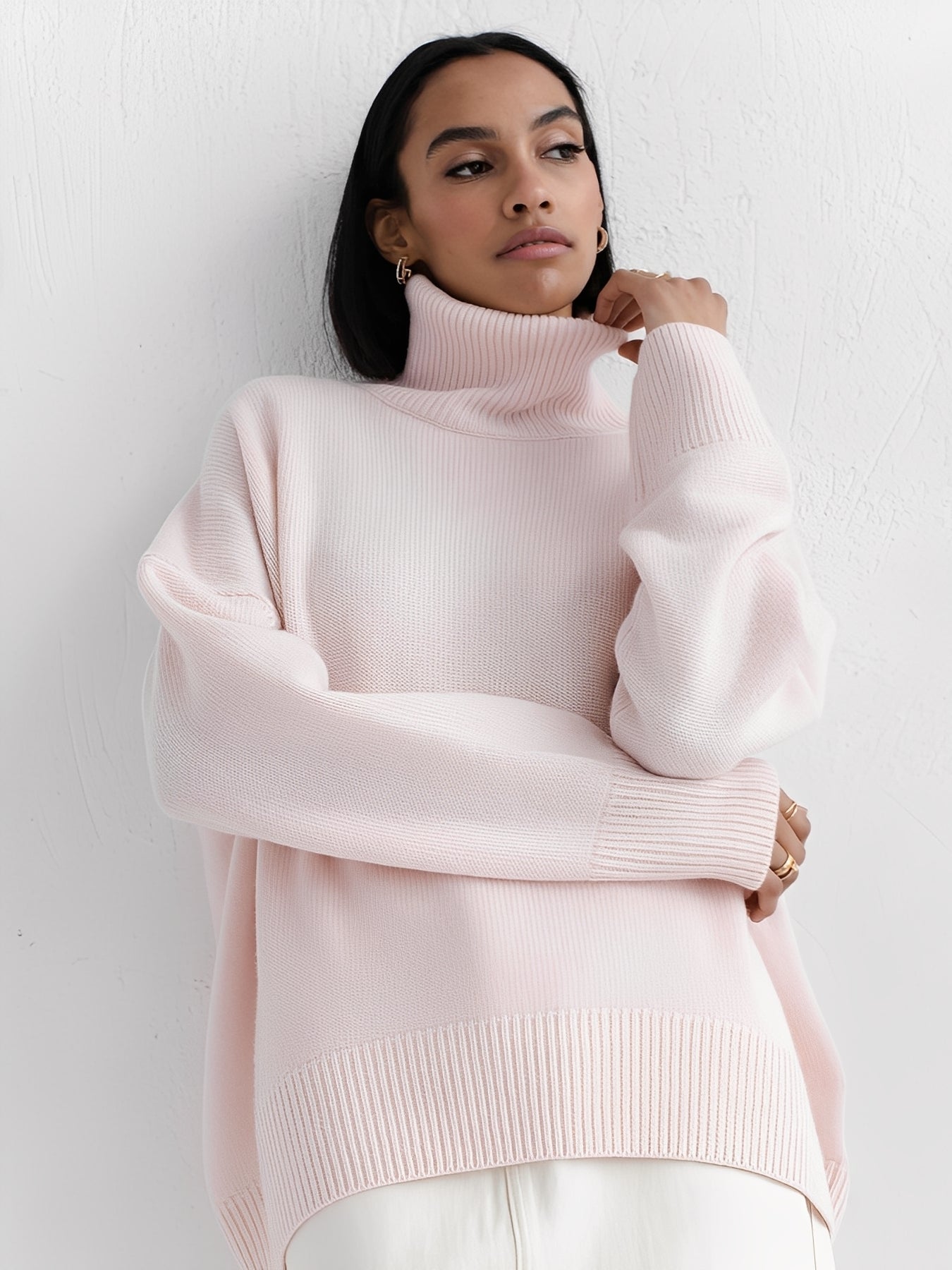Stilvoller Damen Pullover Warm