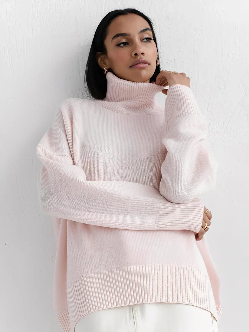 Stylish Women's Warm Turtleneck Sweater