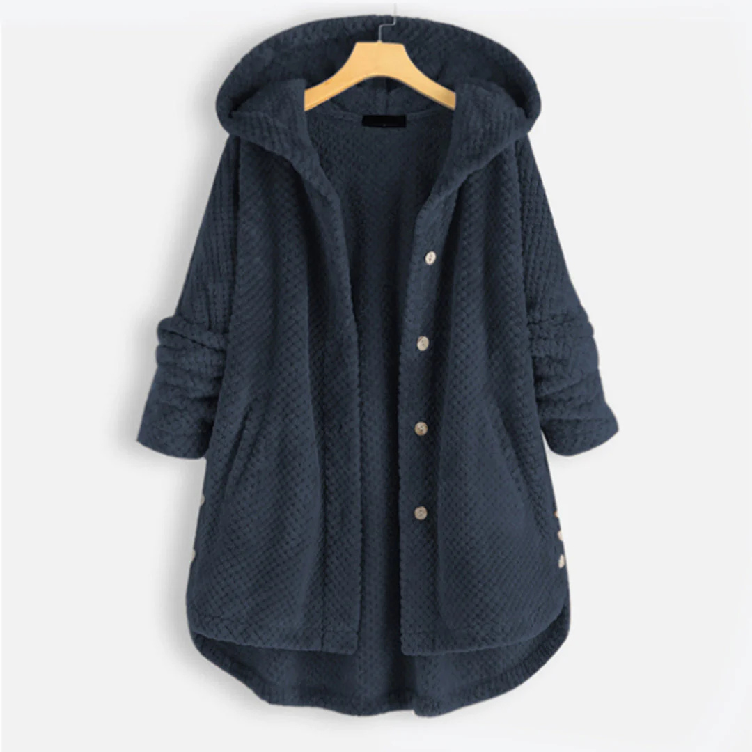 Warme Daunenjacke Lang Kapuze Winter - IdealeKleiden