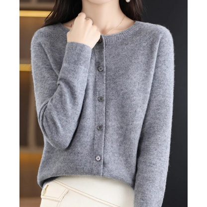 Soft Cardigan Loose Fit Buttons