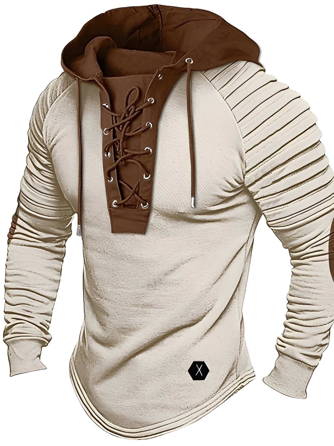 Bequemer Strickpullover Herren Kapuzenpulli - IdealeKleiden