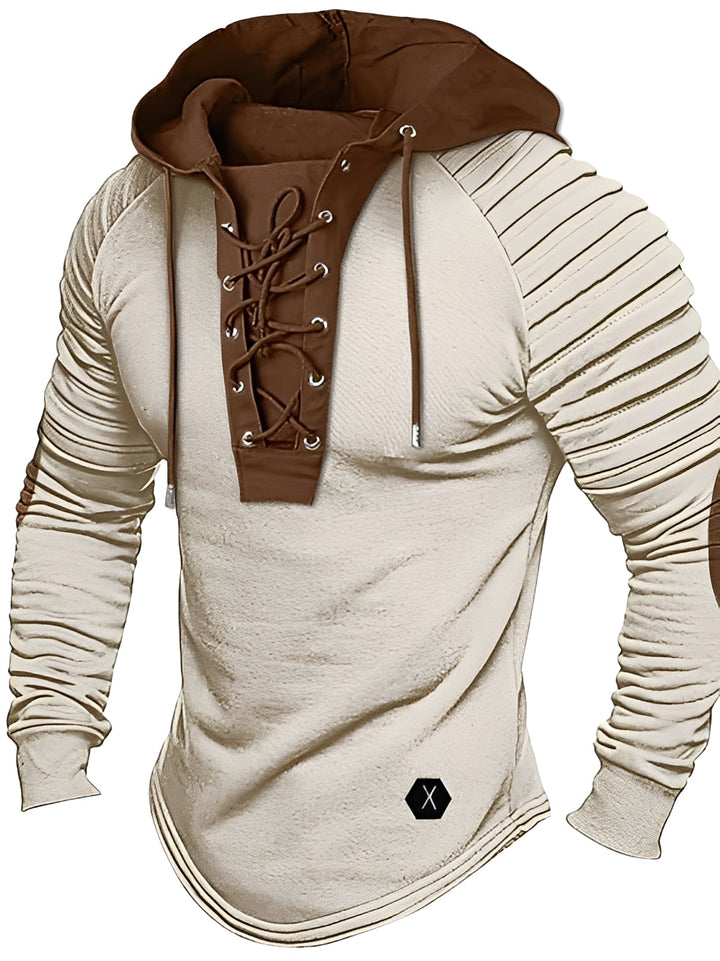Bequemer Strickpullover Herren Kapuzenpulli - IdealeKleiden
