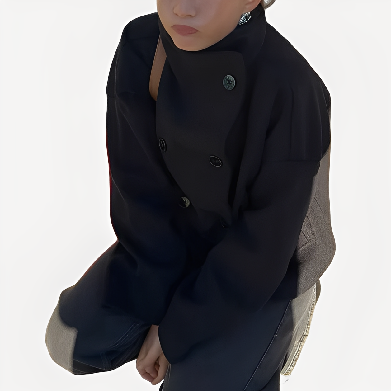 Stylish Women's Wool Jacket Elegant Design