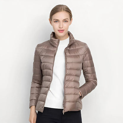 Women's Quilted Jacket Slim Fit Warm