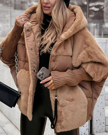 Hooded Jacket Warm Insulated