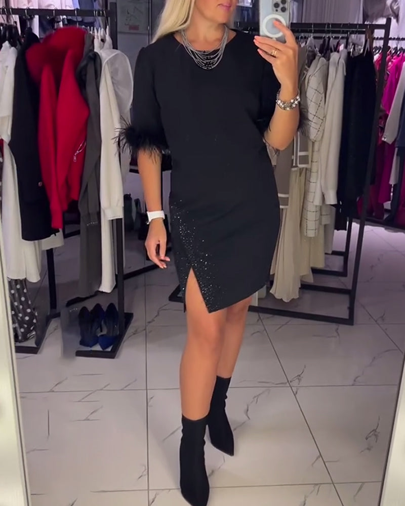 Casual Women's Clothing Round Neck Trendy Design