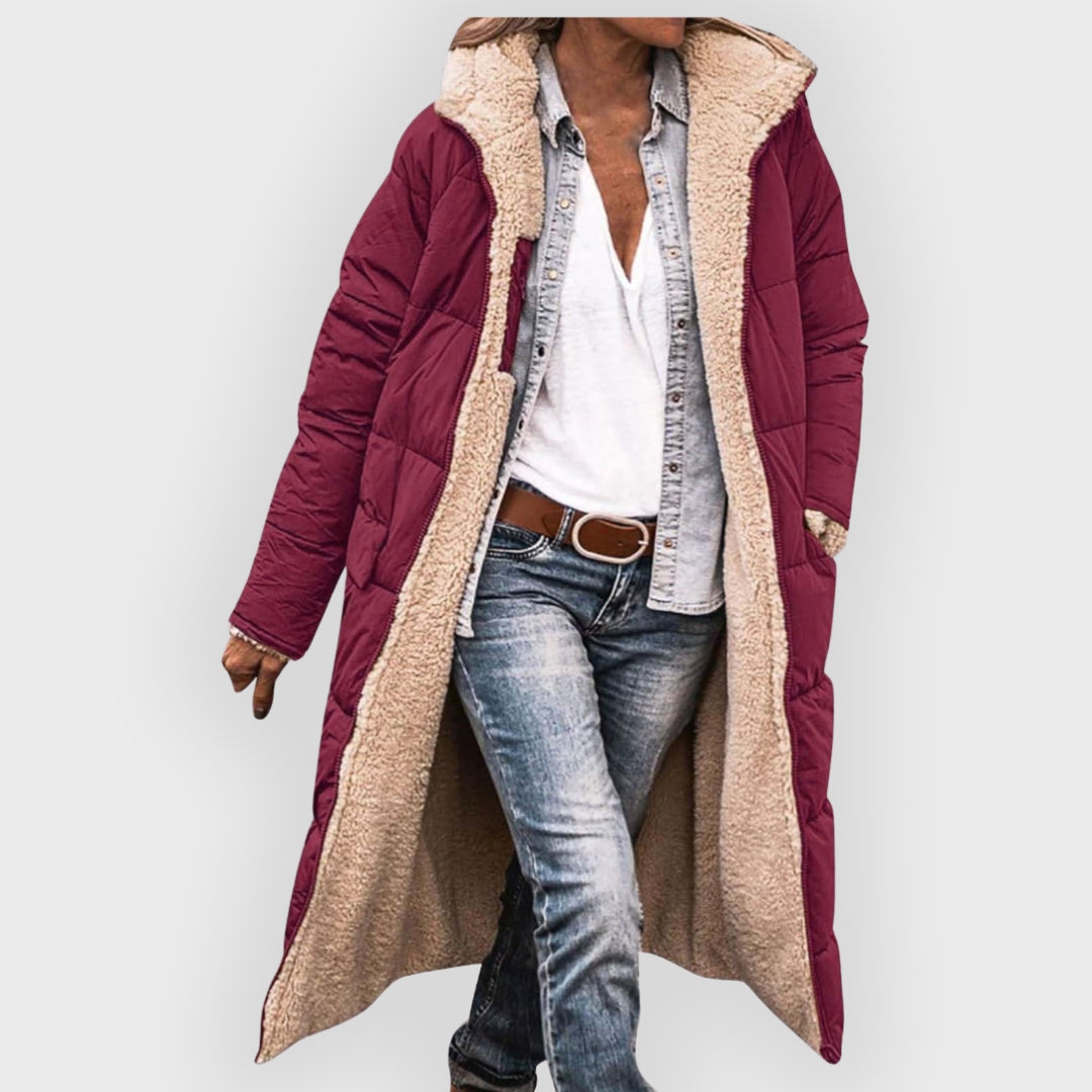 Women's Warm Lined Winter Puffer Coat