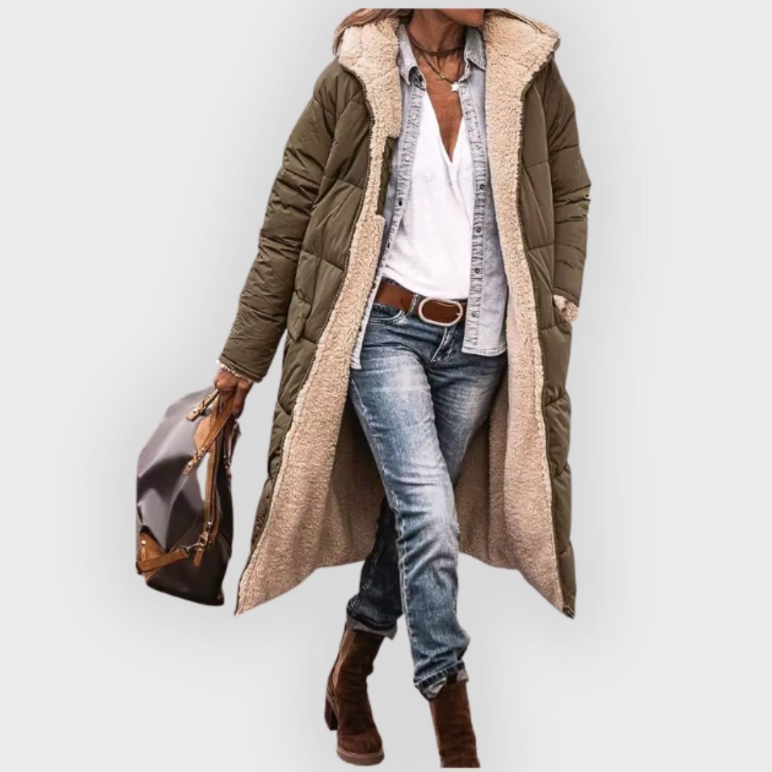 Women's Warm Lined Winter Puffer Coat