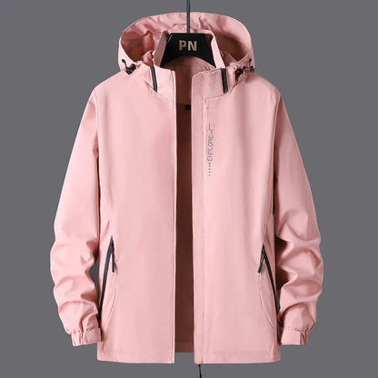 Stylish Unisex Rain Jacket with Hood