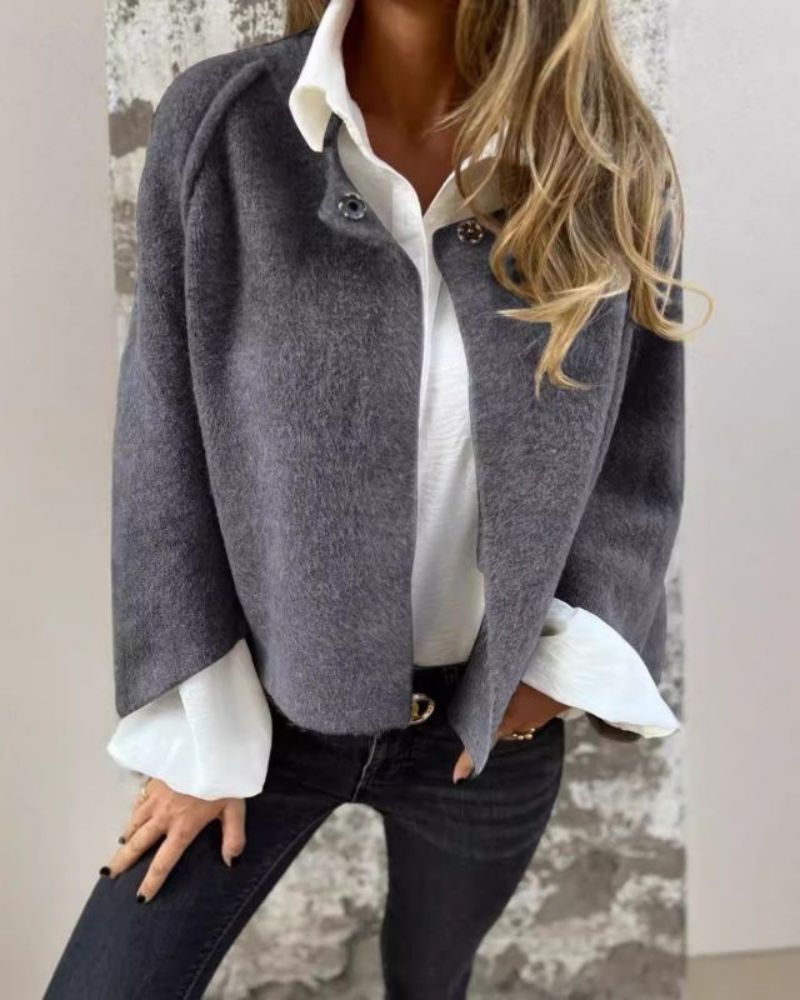Elegant Women's Wool Jacket Luxury Design