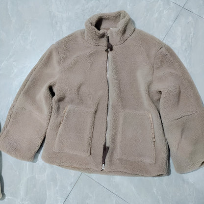 Warm Wool Coat Women Turtleneck