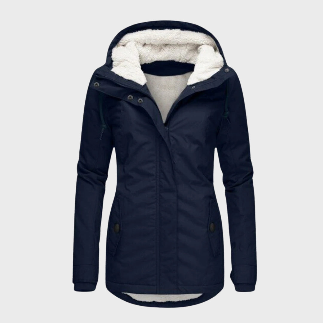 Stylish Cotton Coat With Hood