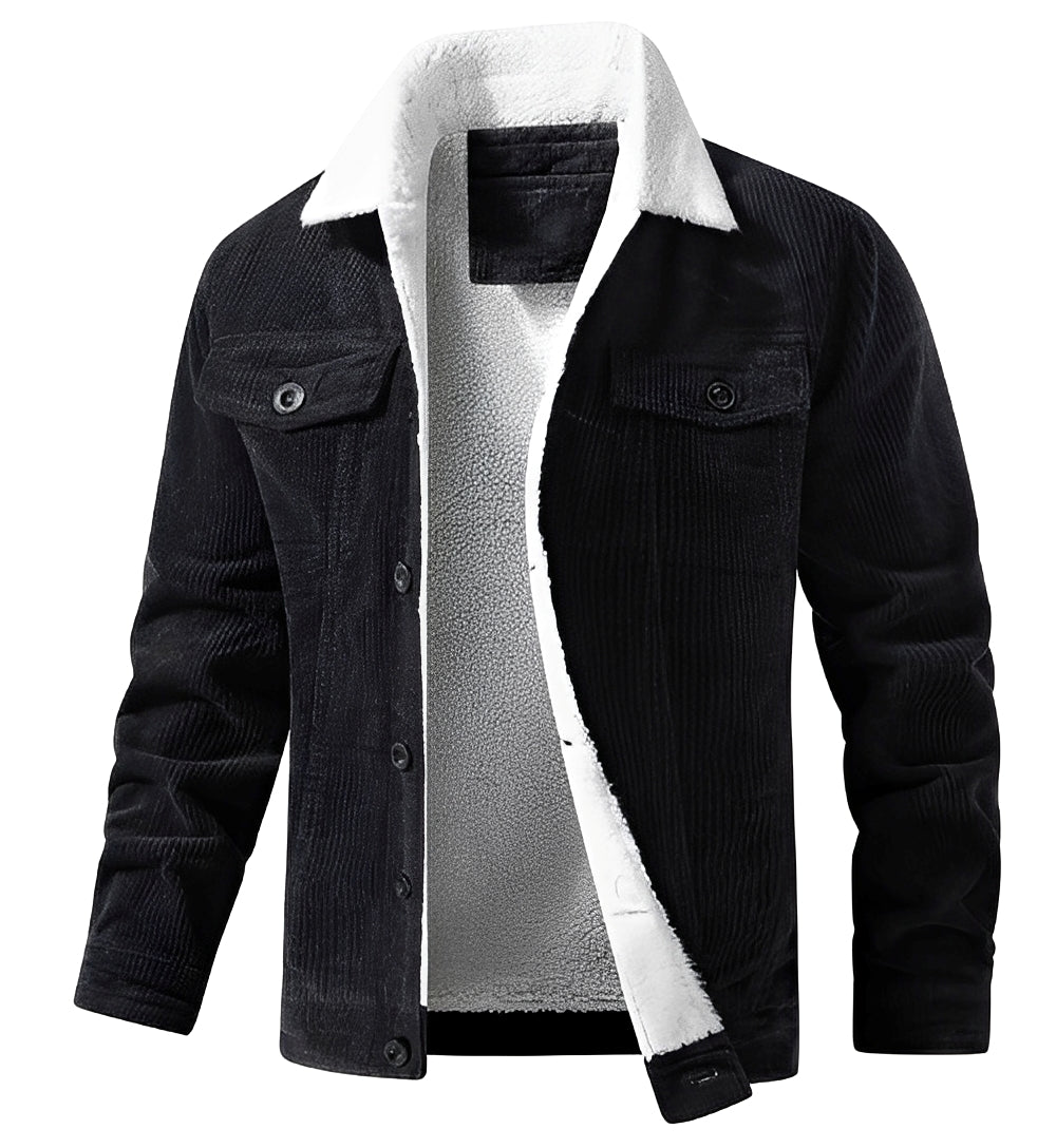Men's Corduroy Jacket Comfortable Plush