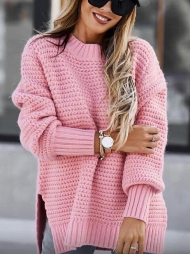 Soft Knit Dress | Women's Elegant Cut Sweater