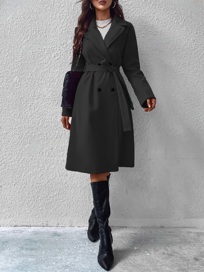 Elegant Trench Coat Women's Slim Fit Jacket