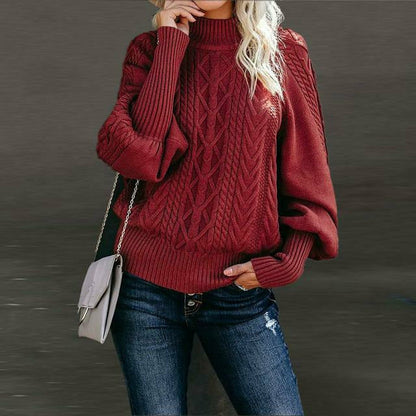 Elegant Knitted Jumper Classic Women