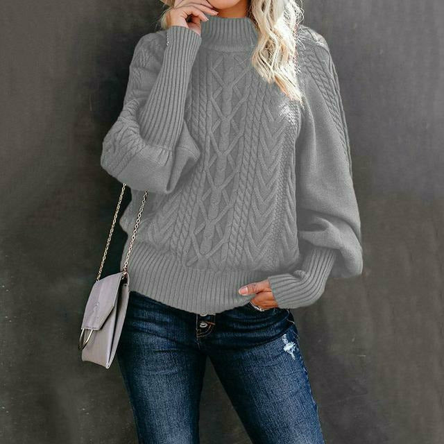Elegant Knitted Jumper Classic Women