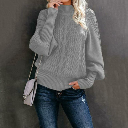 Women's Warm Cable Knit Sweater Autumn Fashion