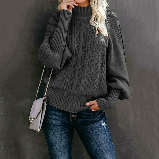 Elegant Knitted Jumper Classic Women