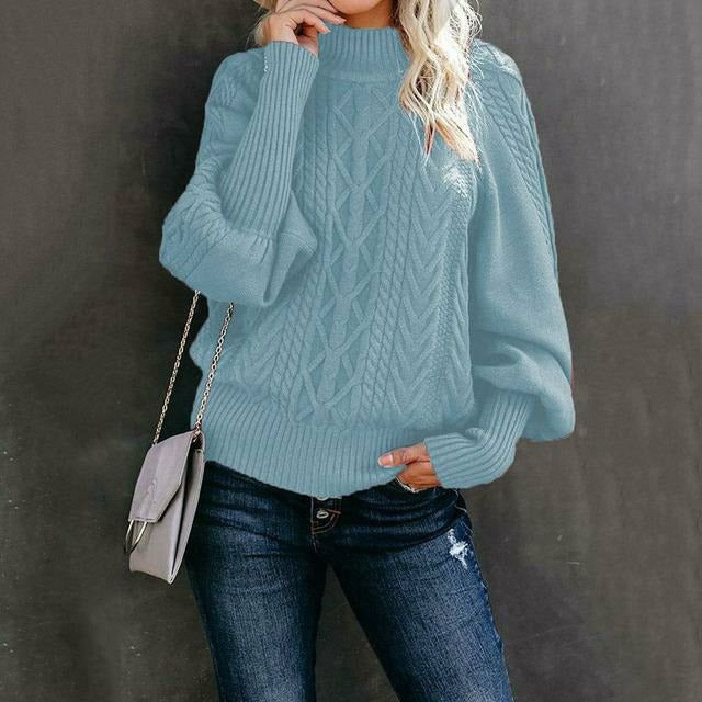 Elegant Knitted Jumper Classic Women
