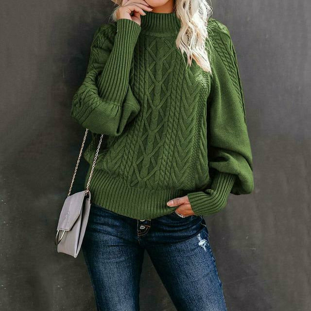 Elegant Knitted Jumper Classic Women