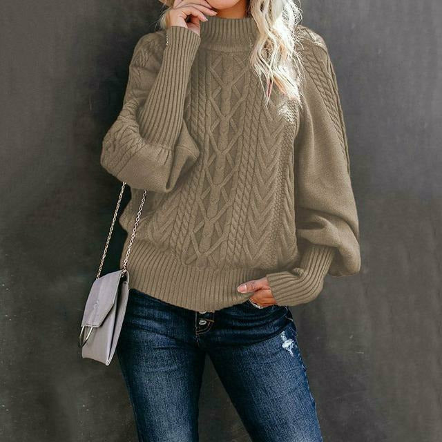 Elegant Knitted Jumper Classic Women