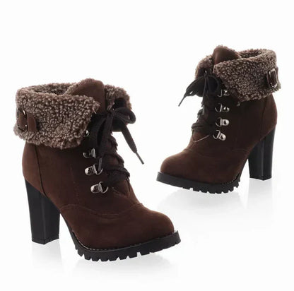 Women's Winter Boots High Heel Stylish