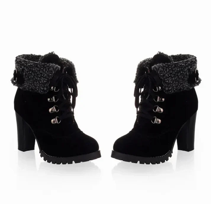 Women's Winter Boots High Heel Stylish