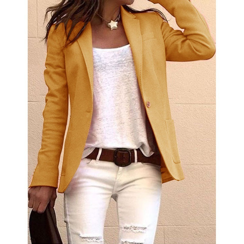 Women's Blazer Slim Fit Elegant Lapel