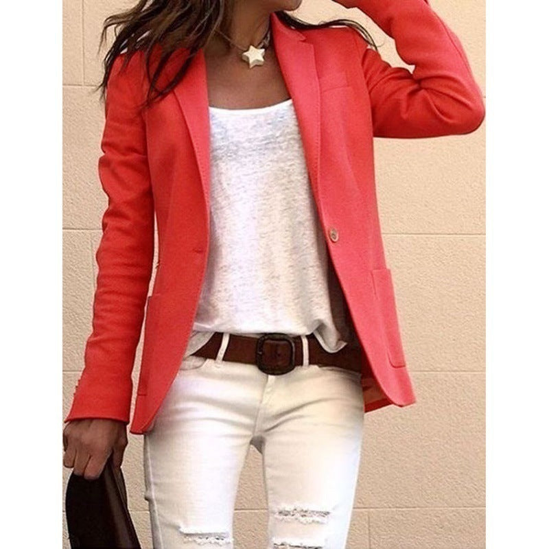 Women's Blazer Slim Fit Elegant Lapel