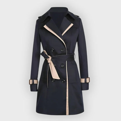 Long Women's Elegant Trench Coat